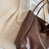 Tote Bag Bolsa Feminina 2021 Novo Outono e Inverno Japonês e Coreano Grande Capacidade Soft Leather Shoulder Bag Retro Casual Portátil Bucket Bag
