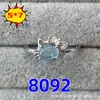 Anillo de Gatito Hello Katie HelloKitty Animal de Dibujos Animados Lindo Incrustado Cristal Natural Color Tesoro Explosiones