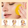 Toallita Limpiadora Popular Europea y Americana Transfronteriza de Cúrcuma y Ácido Kójico Hoja de Algodón Exfoliante Suave para Rostro Limpieza Profunda Removedor de Maquillaje