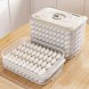 Caja para Dumplings Hogar Grado Alimenticio Cocina Refrigerador Caja de Almacenamiento Organizador Caja para Wontons Conservación Fresca Congelación Rápida Especial Fabricante