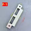 Cerradura de Lengüeta Única Cierre de Bola Cerradura de Habitación Pieza Guía Cerradura de Puerta de Madera Caja de Lengüeta Ranura de Cerradura de Puerta Pieza de Hebilla Bisel Pieza de Hebilla de Marco de Puerta