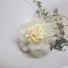 Accesorio para el cabello de flor de gasa multicapa de 5 cm de estilo coreano, tridimensional, para niños, tocado, flor para sombrero, falda, accesorios de decoración para zapatos de niños, venta al por mayor