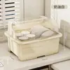2024 Escurridor de Fregadero Tipo Cajón Doble Bandeja de Agua Volteo 90 grados Grado Alimenticio PP Escurridor de Gabinete para Platos