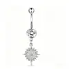 Piercing de Ombligo de Oro y Plata Transfronterizo Europeo y Americano Moda Anillos para Ombligo Joyería para Ombligo Accesorios de Body Piercing Venta al por Mayor