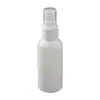 Frasco Borrifador de Protetor Solar com Ombro Arredondado Plástico PET Pequeno Frasco Borrifador com Tampa de Encaixe Material de Embalagem Cosmética Frasco Borrifador com Dispenser Design de Encaixe