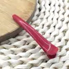 Pinza de Pato de Plástico Estilo Coreano Pinza de Cocodrilo Color Caramelo Pinza para el Cabello Salón de Belleza DIY Pinza Puntiaguda Clips Translúcidos de Colores