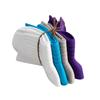 Meias de Cano Médio Lisas para Crianças Outono e Inverno, Meias Largas Listradas Verticais, Meias de Algodão Coloridas para Bebês e Crianças Pequenas, Atacado Absorventes e Respiráveis