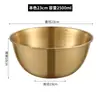 Tazón de Acero Inoxidable Espesado para Ensalada, Tazón para Ramen, Recipiente de Cocina, Tazón de Ensalada Estilo Coreano con Escala, Recipiente para Batir Huevos y Mezclar Masa, Recipiente Multipropósito
