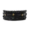 Pulseira Masculina Transfronteiriça, Novo Modelo da Amazon, Venda Direta da Fábrica, Pulseira Masculina Popular Estilo Férias em Couro