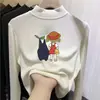 Y2524# casaco infantil para meninas, gola semi-alta, forro de fleece aveludado, quente para outono e inverno, com primavera e outono