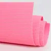 50*70cm Grande Espessado Colorido Papel Ondulado Material Artesanal DIY para Jardim de Infância Papel Ondulado Misto