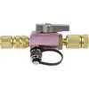 Manguera de Refrigerante de 1/2" con Conector de 3/8" a 1/4" Actualización con Válvula de Núcleo Visible de 1/4" y 5/16" de Fábrica