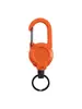 Hebilla Telescópica Luya para Exteriores, Cable de Acero, Hebilla de Camping, Hebilla de Rebote Automático Fácil de Tirar, Llavero Portátil Anti-Pérdida, Mosquetón