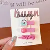 Nuevos Pasadores de Pelo de Tela de Colores Brillantes con Dibujos Animados para Seguridad de Bebés, Accesorios Esenciales para el Cabello para Niños y Niñas de Guardería, Al por Mayor