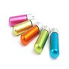 Color arcoíris aleación de aluminio supervivencia tanque impermeable contenedor impermeable almacenamiento botella de medicina equipo de supervivencia EDC para exteriores colgante de llave