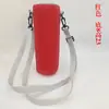 Conjunto de copos térmicos de material de mergulho atacado, copo de vidro com alça transversal portátil, conjunto de copos de água, tampa protetora universal anti-queimadura e com isolamento térmico