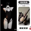Conjunto de fantasia de cosplay de coelhinha sexy, brincalhão e fofo para casais, com diversão para role-playing e lingerie