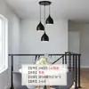 Lámpara LED Moderna Casual para Restaurante Tres Cabezas Barra Comedor Creativa Elegante Araña Loft Iluminación Dormitorio Lámparas