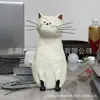 Jarrón Excéntrico de Gato Exquisito pequeño y peculiar jarrón de gato adorno de resina para escritorio del hogar