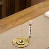 Soporte de Incienso de Aleación Brújula Tai Chi, Quemador de Incienso Estilo Tradicional, Quemador de Incienso Horizontal Estilo Antiguo, Soporte para Varillas de Incienso, Artículo Decorativo