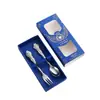 Juego de Regalo de Acero Inoxidable Transfronterizo con Cuchara y Tenedor Creativos de Relieve Estilo Palacio, Tenedor para Frutas, Cuchara para Café, Tenedor para Postre