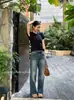 T-PLATFORM Jeans Rectos Ajustados Lavados Vintage Trece Fábricas Guangzhou Producto Nuevo Otoño 2026 58077