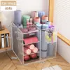 Cesta de Almacenamiento para Esterillas de Yoga, Estante de Almacenamiento para Equipos Deportivos y de Fitness en Casa, Estante de Almacenamiento Doméstico para Rellenar Espacios para Bádminton y Baloncesto