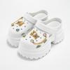 2024 Novo Estilo Sapatos de Furo Roupa de Verão Feminina Moda Sensação de Truque Sola Grossa Resistente ao Desgaste Sandálias Baotou de Praia para Mulheres