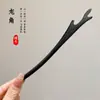 Grampo de cabelo de flor de magnólia, grampo de cabelo de estilo antigo, acessório de cabelo Hanfu, acessório de cabelo de cheongsam para mulheres, grampo de metal com pérola e franja, grampo de cabelo de jade