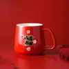 Taza de Agua Souvenir del Año del Caballo, Buen Comienzo, Reunión Anual, Taza Cerámica Festiva, Taza de Regalo, Juego de Tazas de Riqueza Inmediata al por Mayor