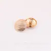 Botones de banda de arco metálico cosidos a mano, versátiles para abrigos de lana, gabardinas y prendas de punto, disponibles en stock, directo del fabricante