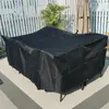Equipo para Exteriores Cubierta Impermeable para Exteriores Cubierta Antipolvo para Mesa y Silla de Congelador Color Caqui Oxford Protección Solar