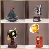 Adornos Creativos Retro de Resina para el Hogar, Decoraciones de Estilo Nostálgico para Escritorio de Sala de Estar y Oficina, Accesorios, Artesanías Literarias