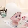 Gorro de Punto para Bebé de 1 a 5 Años 2024 Otoño e Invierno Gorro Infantil Niños y Niñas Color Sólido Lana Cálido de Invierno Gorro de Caramelo