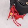 Pingente para Bolsa de Cachorro Dachshund Amarelo Estilo Ins Transfronteiriço, Cordão para Celular, Chaveiro de Carro, Pingente de Cavalo Voador Pequeno, Atacado de Fábrica