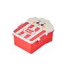 Lonchera de Papas Fritas y Palomitas para Estudiantes de Primaria en Invierno para Oficinistas Caja Dividida para Lonchera Caja Crujiente para Niños