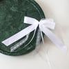 Cinta de estambre de nieve de fábrica al por mayor accesorios para el cabello hechos a mano estambre de amor encaje lazo embalaje regalo cinta de gasa transparente