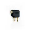 Adaptador de áudio para fones de ouvido para aeronaves, áudio único para estéreo, interface de áudio para fone de ouvido DC3.5, plug de avião