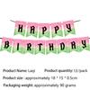Cross Border Wipe Magic Wicked Witch Theme Birthday Party Supplies Banner Gift Bag Horn Box Cortina de chuva terno