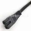 Tapón de Codo Cable Cola de Palabra ACD Tapón de Cola AOC Cable de Alimentación de TV Boca Plana en Forma de D Un Cuadrado Uno Redondo Dos Agujeros Enchufe en Forma de Ocho