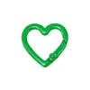 Clips de Resorte Coloridos, Anillas Abiertas Redondas, Anillas de Resorte en Forma de Corazón, Accesorios para Llaveros DIY, Conectores de Aleación