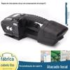 Prensa enfardadeira elétrica portátil de correia de aço plástico V3 sem fivela, máquina de cintar PP hot melt, enfardadeira elétrica