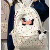 Mochila escolar de alto valor para estudiantes de secundaria, mochila para computadora con cachorro lindo, mochila de viaje para estudiantes universitarios de preparatoria, a la moda