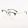 Armações de óculos de liga de Danyang para homens, óculos de negócios, óculos sem grau, podem ser equipados com lentes de proteção contra luz azul, armações de atacado de fábrica