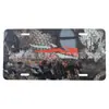 Moldura para Placa de Carro Americana, Moldura de Proteção para Placa de Licença, Moldura para Placa de Licença, Moldura para Placa de Licença Padrão Americano, Moldura para Placa de Licença em Liga de Alumínio e Aço Inoxidável