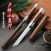 Nuevo cuchillo de pluma mágica autodefensa camping montañismo alta dureza multifuncional fruta alta apariencia portátil exterior pequeño cuchillo recto