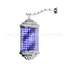 Nueva Luz Giratoria LED para Salón de Peluquería Letrero de Salón de Peluquería Luz Giratoria para Barbería Luz Giratoria Retro Cabeza de Aceite Colgante de Pared Impermeable para Exteriores