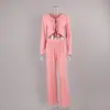 Conjunto de Dos Piezas para Mujer de Punto con Cinturón y Pantalones de Manga Larga, Pijama de Estilo Europeo y Americano, Novedad Otoño 2026 Transfronterizo