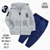 Ropa infantil de comercio exterior, suéter infantil de dos piezas de primavera y otoño, suéter con capucha, ropa de bebé, ropa de salida, entrega de una pieza