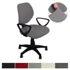 Funda de Silla de Oficina a Cuadros de Forro Polar Nueva Minimalista Moderna Transfronteriza Silla Giratoria para Computadora a Prueba de Polvo Fabricante Mayorista
